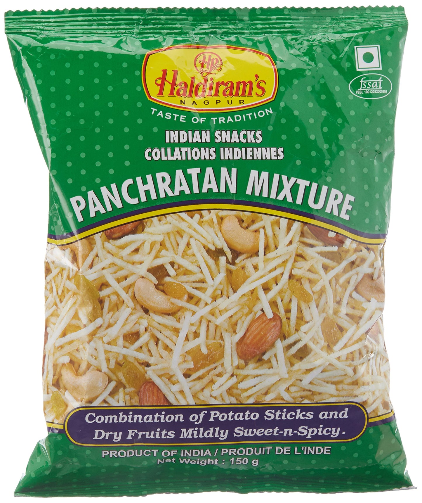 Haldirams Nagpur Pancharatan Mixture, 150G