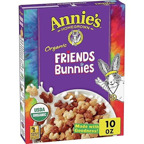 Annies Organic Friends Bunnies Breakfast Cereal 10 Oz