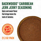 LEM Backwoods Caribbean Jerk Jerky Seasoning, 21.3 Ounce Packet, Model 9149, Ideal for Wild Game and Domestic Meat