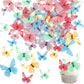 72PCS Butterfly Edible Cupcake Toppers Butterfly Cake Decoration Edible Butterfly Cupcake Picks for Butterfly Theme Baby Shower 