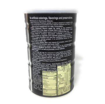 Natural Nutritious Black Sesame Blends (450G/15.8Oz/Tin) By Vigor & Health