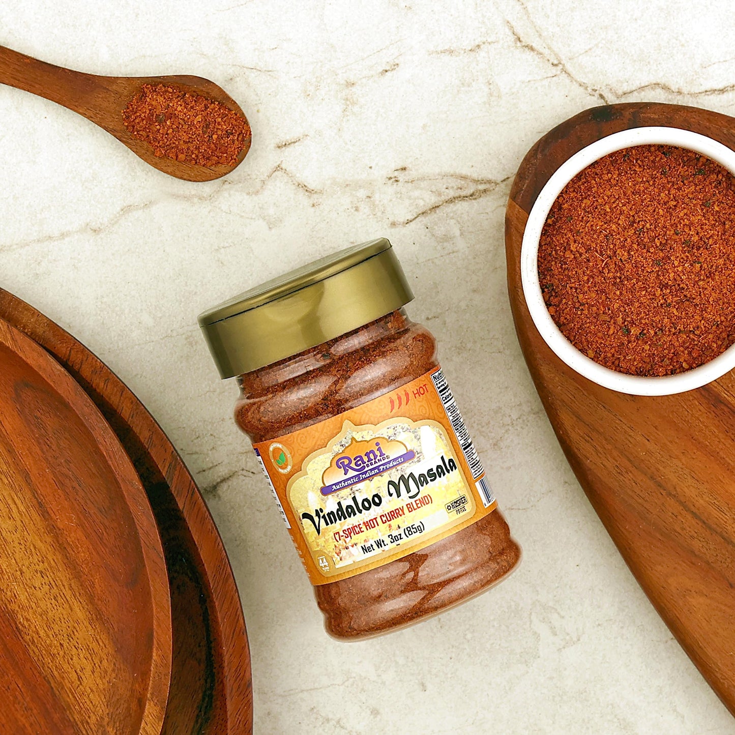 Rani Vindaloo Curry Masala Indian Spice Blend, All Natural, Salt Free, Vegan, 3oz PET Jar