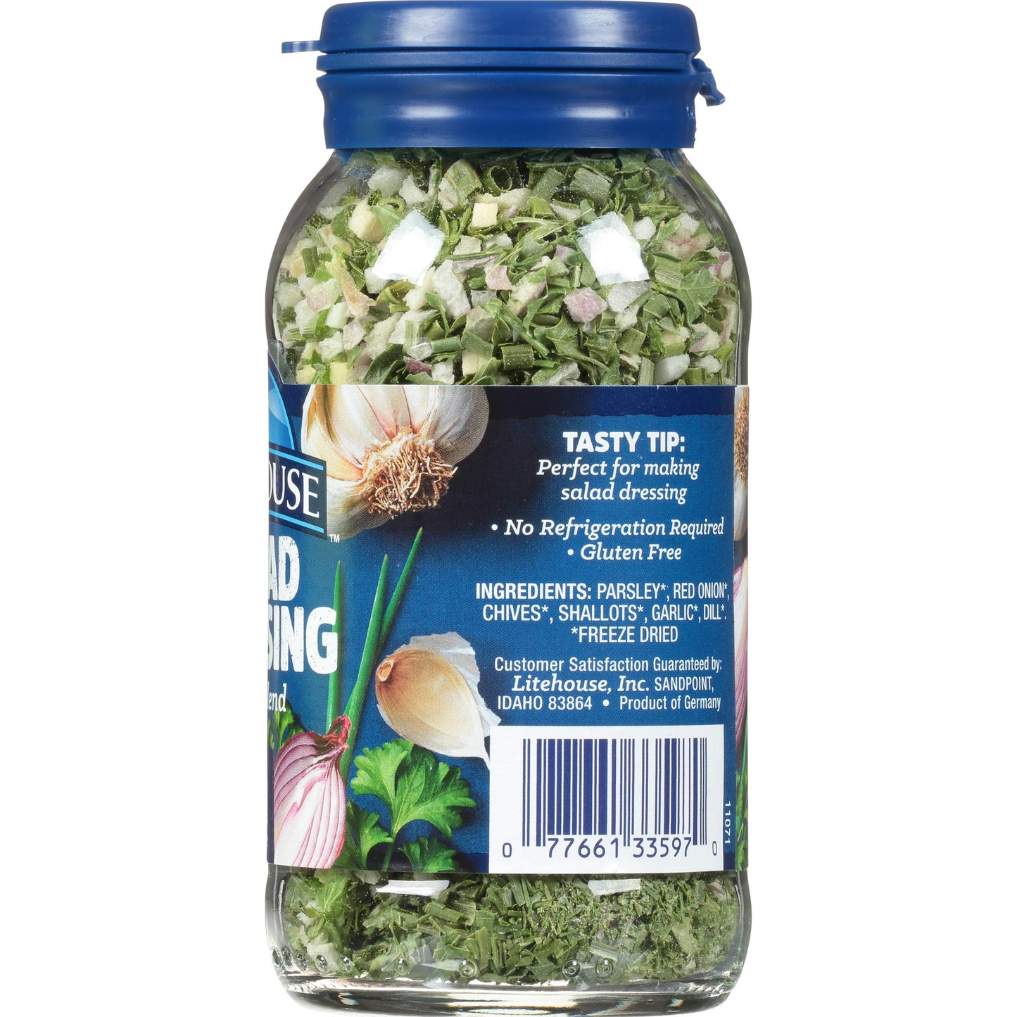 Litehouse Freeze-Dried Flavors Variety Herb Blend Pack  (Italian  Poultry  Salad Dressing Herb Blend ) - Organic Spice  Non-GMO  Gluten-Free - 3-Pack