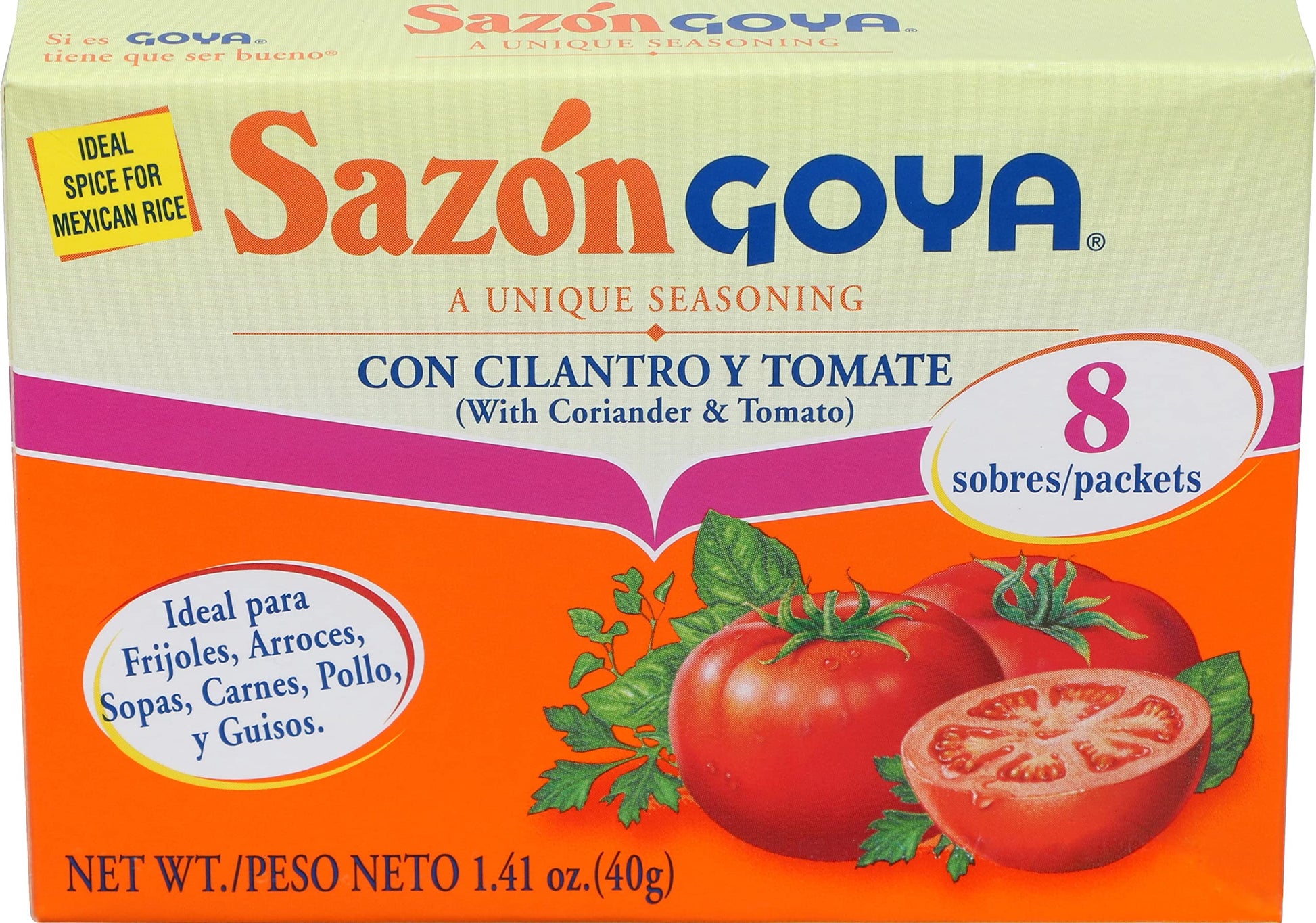Goya Sazon with Cilantro & Tomato - 1.41 oz.