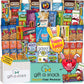 Gift A Snack - Holiday  Christmas Stocking Stuffer Healthy Snack Box Care Package + Greeting Card (40 Count) Birthday  Gift Basket  Nutritious Granola Breakfast Bars