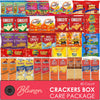 Blunon Crackers Variety Pack - Individually Wrapped Assortment - 40 Count Snack Pack