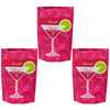 Frozen Mixed Flavor Drink Mix - Each Bag Makes 12 Cosmopolitan Slushies - Drink Powder Pouches For Beverage-Style - All Natural Low Sugar Mixer  No Blender Needed  3 Pack