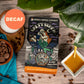 Bones Coffee Company Decaf Salty Siren Whole Coffee Beans Caramel Chocolate Flavor, Low Acid Flavored Coffee, Made With Arabica Coffee Beans, Medium Roast Gourmet Coffee (12 Oz)