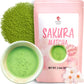 chaganju Japanese Matcha with Sakura Tea, Refreshing Aroma of Matcha and Cherry Blossoms, Great for Baking, Culinary Grade, Made