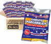 Premium America Popcorn Kit, 24 Pack For A 12 Oz Popper, Movie Theater Popcorn Kernels, Oil & Seasoning, Bulk All In One Popcorn
