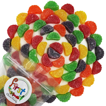 Firstchoicecandy Fruit Slices Jelly Wedges Candy (Assorted, 2 Pound)