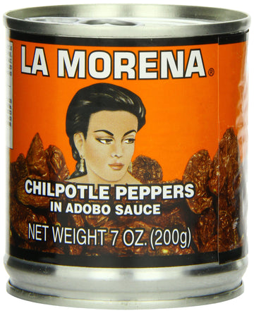 La Morena Chipotle Peppers in Adobo Sauce, 7 Ounce (Pack of 24)