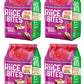 RiiCE THE BITES Puffed Brown Rice Bites Pack of 4 - Kosher, Vegan, Non-GMO, Chocolate Coated Gluten-Free, Nut-Free Snack Bites -