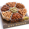 Nut Haven Thanksgiving Nuts Gift Basket - Assorted Sweet & Roasted Gourmet Nuts - Large Size - Brown Color