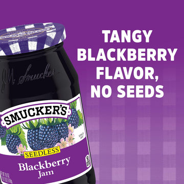Smuckers Seedless Blackberry Jam, 18 Ounces (Pack of 6)