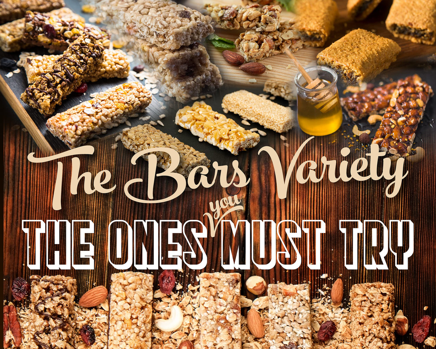 Niro Ultimate Snack Box | 30 Count Bar Variety Pack | Mixed Bars for Adults