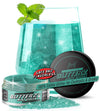 MONÉGASQUE Edible Glitter for Cocktails - Mint Green, 10g - Perfect for Drinks and Cakes