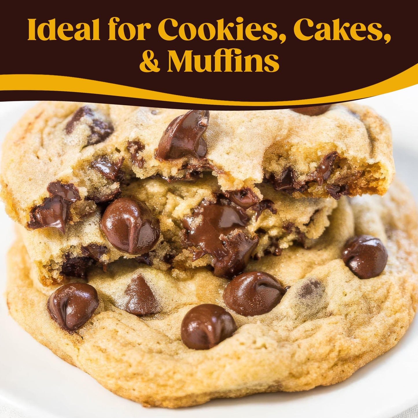 Hershys Semi-Sweet Mini Baking Chocolate Chips 1 Pound - Perfect For Confections, Toppings & Baking Products, Mini Chocolate Chi