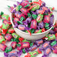 The Hampton Popcorn Company Double Assorted Fruit Flavored Bubble Gum - 1 Pound Bulk Bag - Individually Wrapped - Approx. 70 Pieces