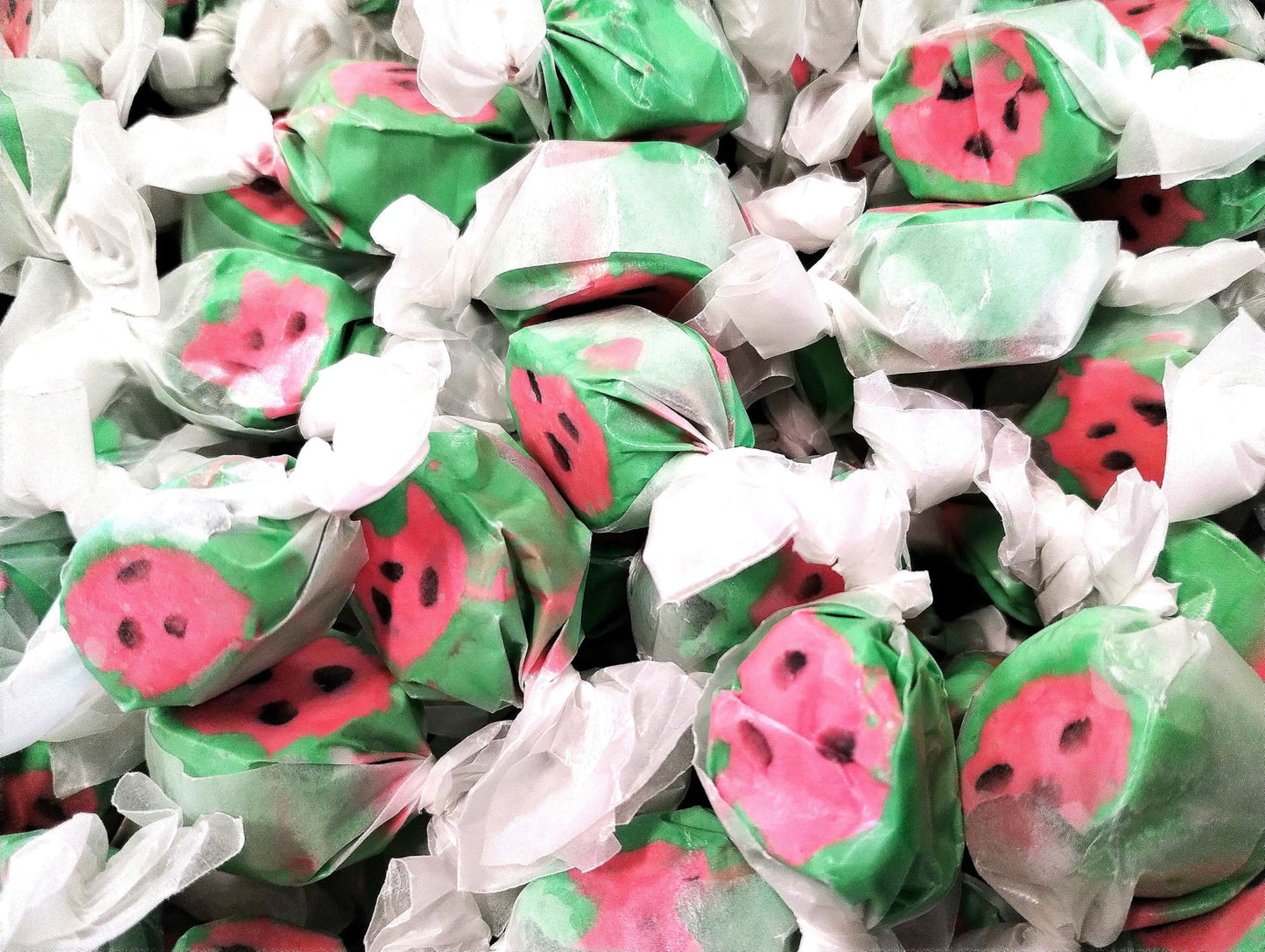Watermelon Salt Water Taffy -1.5 lbs of Fresh Delicious Individually Wrapped Fruity Chewy Taffy