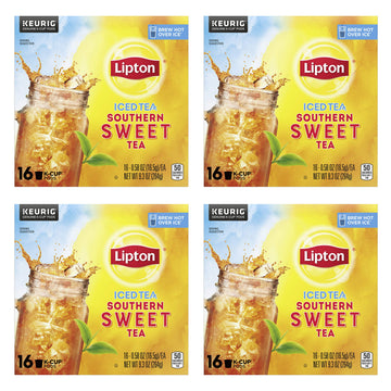 Lipton Iced Tea 16 Count Pack of 4