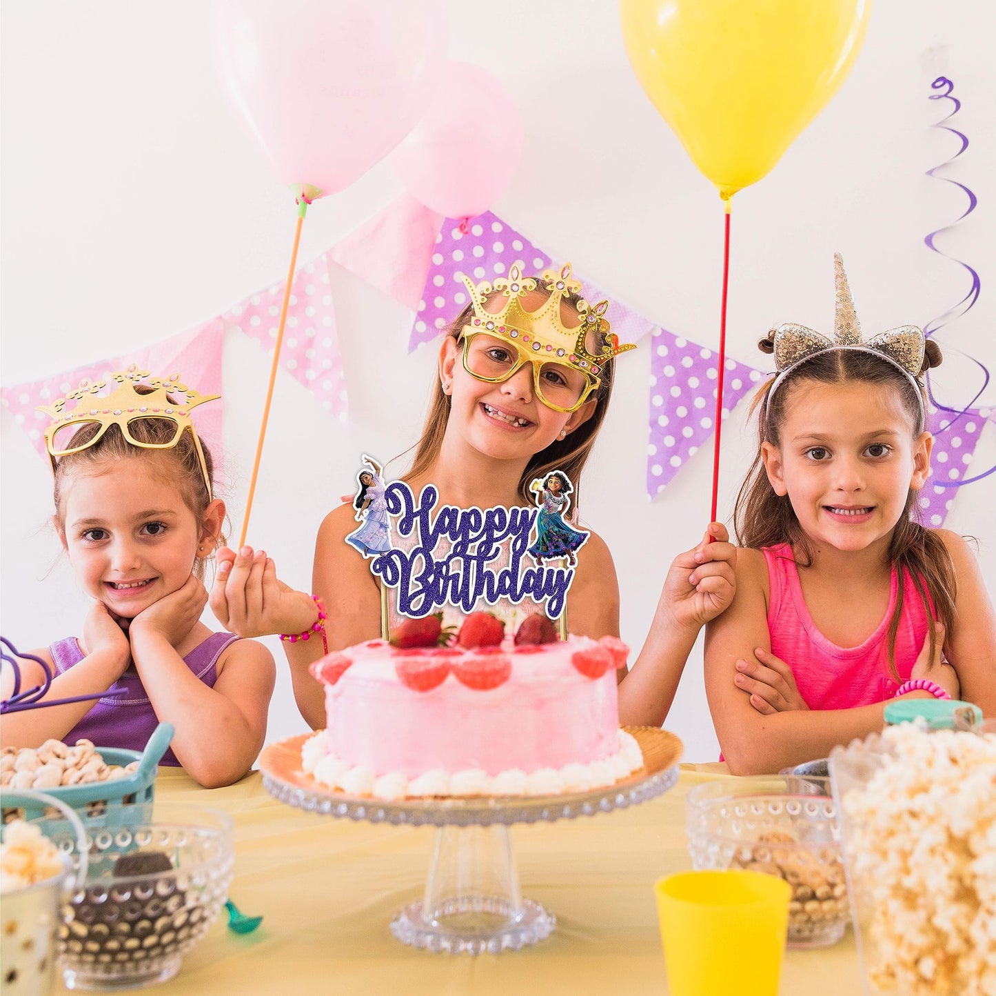 Encato Happy Birthday Cake Topper