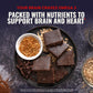 Braincare Omega 3 Fig Bars, Gluten-Free Protein Snacks, 2007mg Omega-3, 8 Count