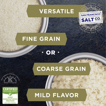 French Grey Sea Salt 2 lb. Bag Coarse Grain - Sel Gris by San Francisco Salt Company