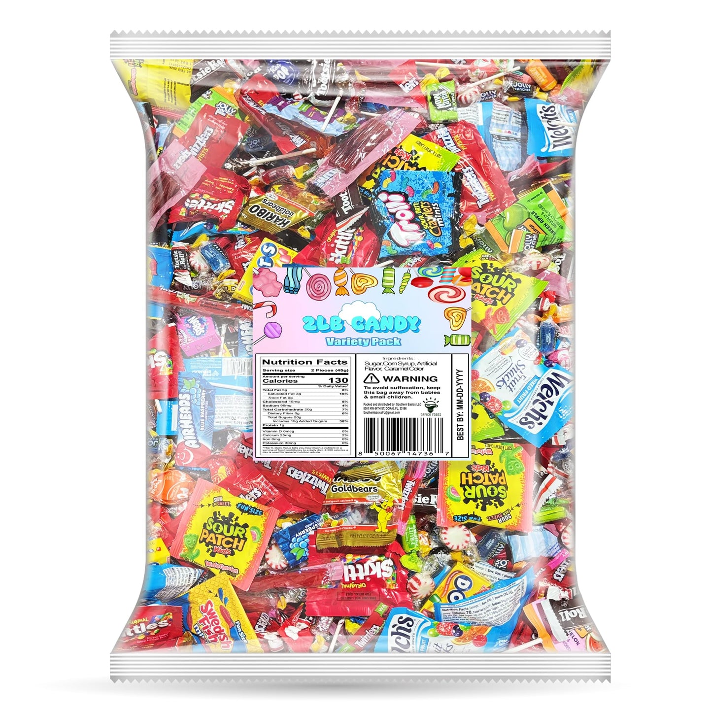 Ultimate Assorted Candy Party Mix - Office Roast - | Individually Wrapped Candy | - Chews and Sweets For Office, Parties, Kids,