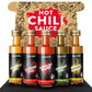 TIMBER TASTE Color Hot Sauce Gift Set [5x1.35 oz] Hot Sauce Variety Pack - Spicy Condiment Set for Heat Lovers in Mini Bottles -