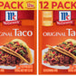 McCormick Original Taco Seasoning Mix, 12 oz (Pack of 2)