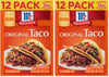 McCormick Original Taco Seasoning Mix, 12 oz (Pack of 2)