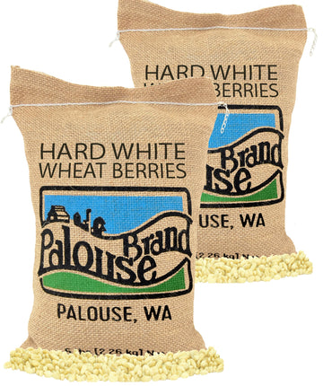 Certified Glyphosate Residue Free Hard White Wheat Berries | 10 LBS | Family Farmed in Washington State | 100% Desiccant Free | 
