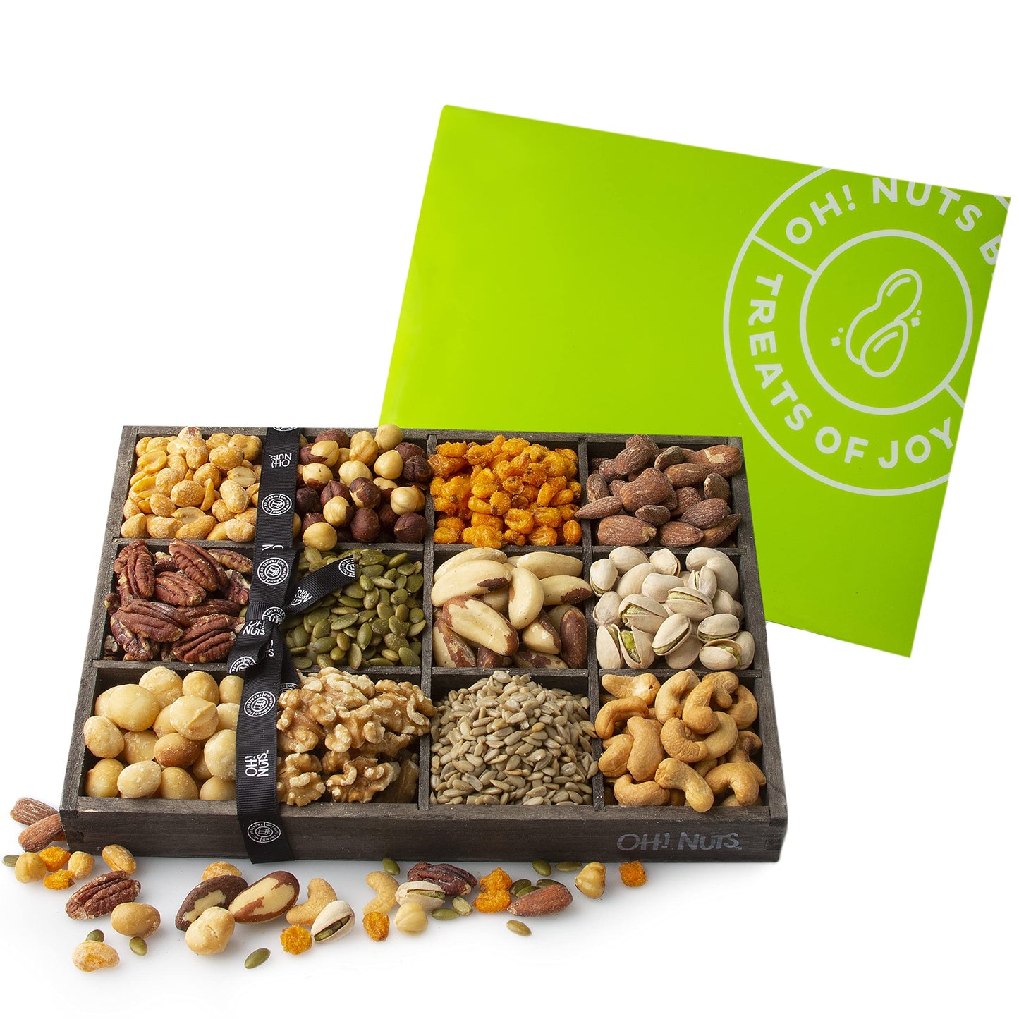 Oh! Nuts Nuts Gift Basket Mixed Nuts Assortments - 12 Variety Mixed Nut