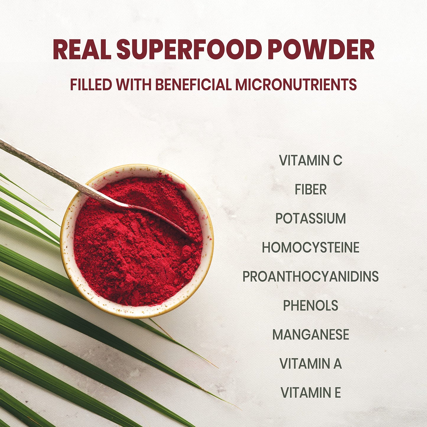 Jungle Powders Wild Cranberry Powder - Unsweetened Freeze-Dried Cranberries - 7 Ounce - Red