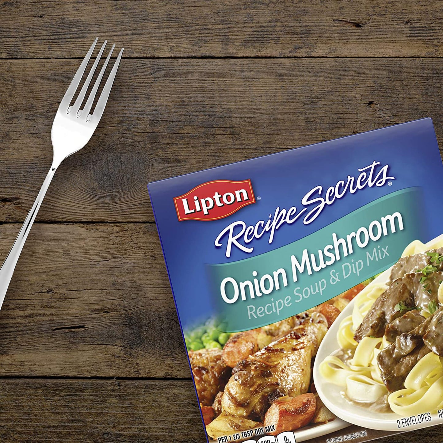 LIPTON RECIPE SECRETS DRY SOUP MIX ONION MUSHROOM 2 CT PER BOX