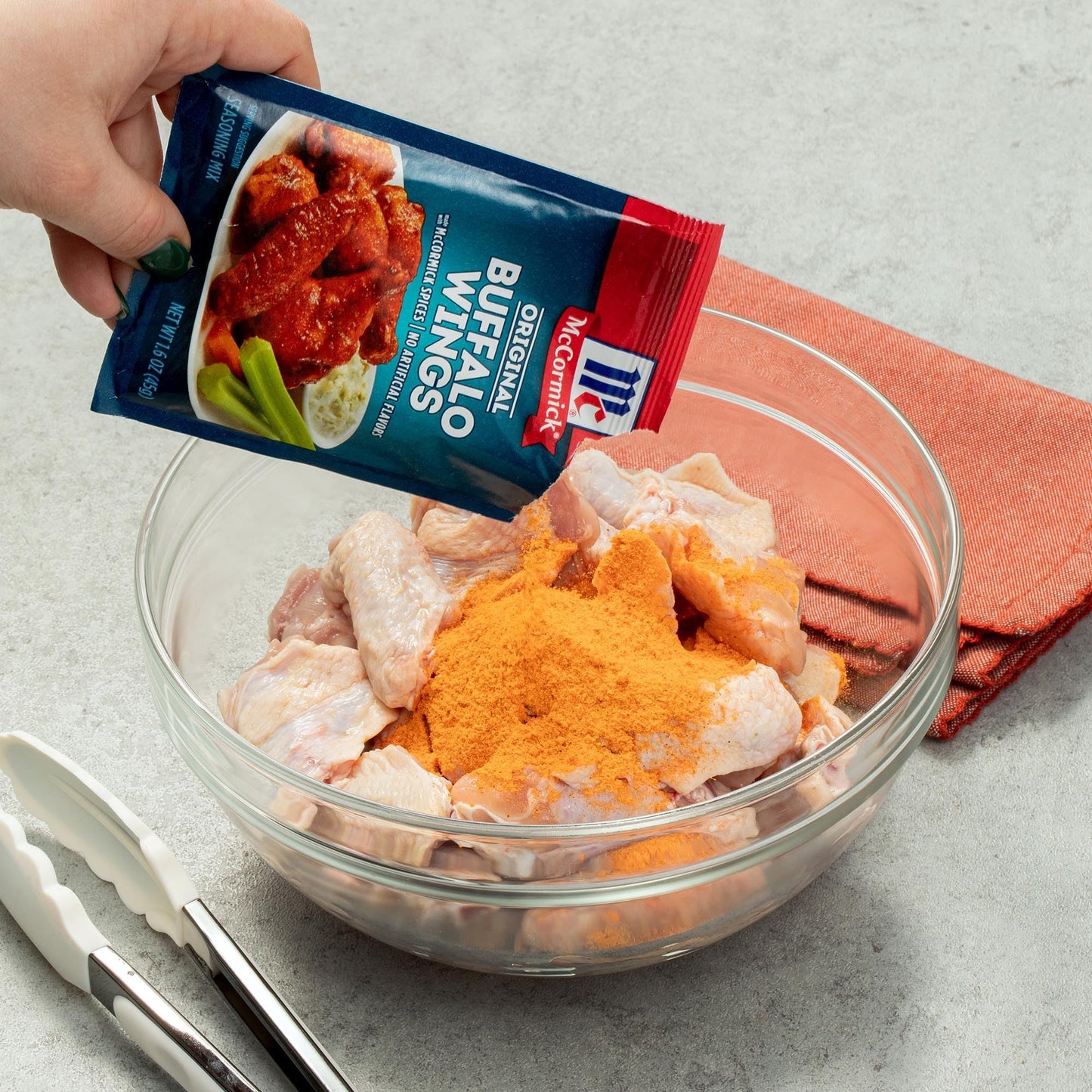 Mccormick Original Buffalo Wings Seasoning Mix, (Pack - 12)