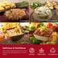 Legacy Food Storage 3 Day Kit, Emergency Food Supply, 4 Entrees, 6,000 Total Calories, 6 Lbs, 16 Large Servings, Shelf Stable, Freeze Dried Survival Meals For Mre Camping, Hiking, & More
