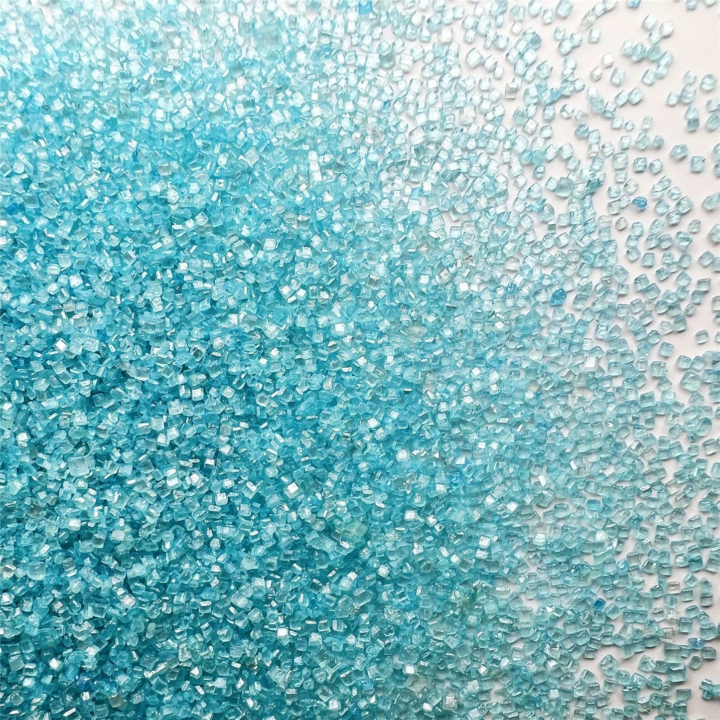 Se Si&Moos Light Blue Sanding Sugar Blue Edible Sparkling Sprinkles Sanding Sugar Crystals For Cookie Decorating Edible Glitter