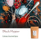 Black Pepper Whole Corns Organic - Gourmet Black Peppercorn - Black Peppercorns For Grinder Refill - Grinder Peppers Peppercorns