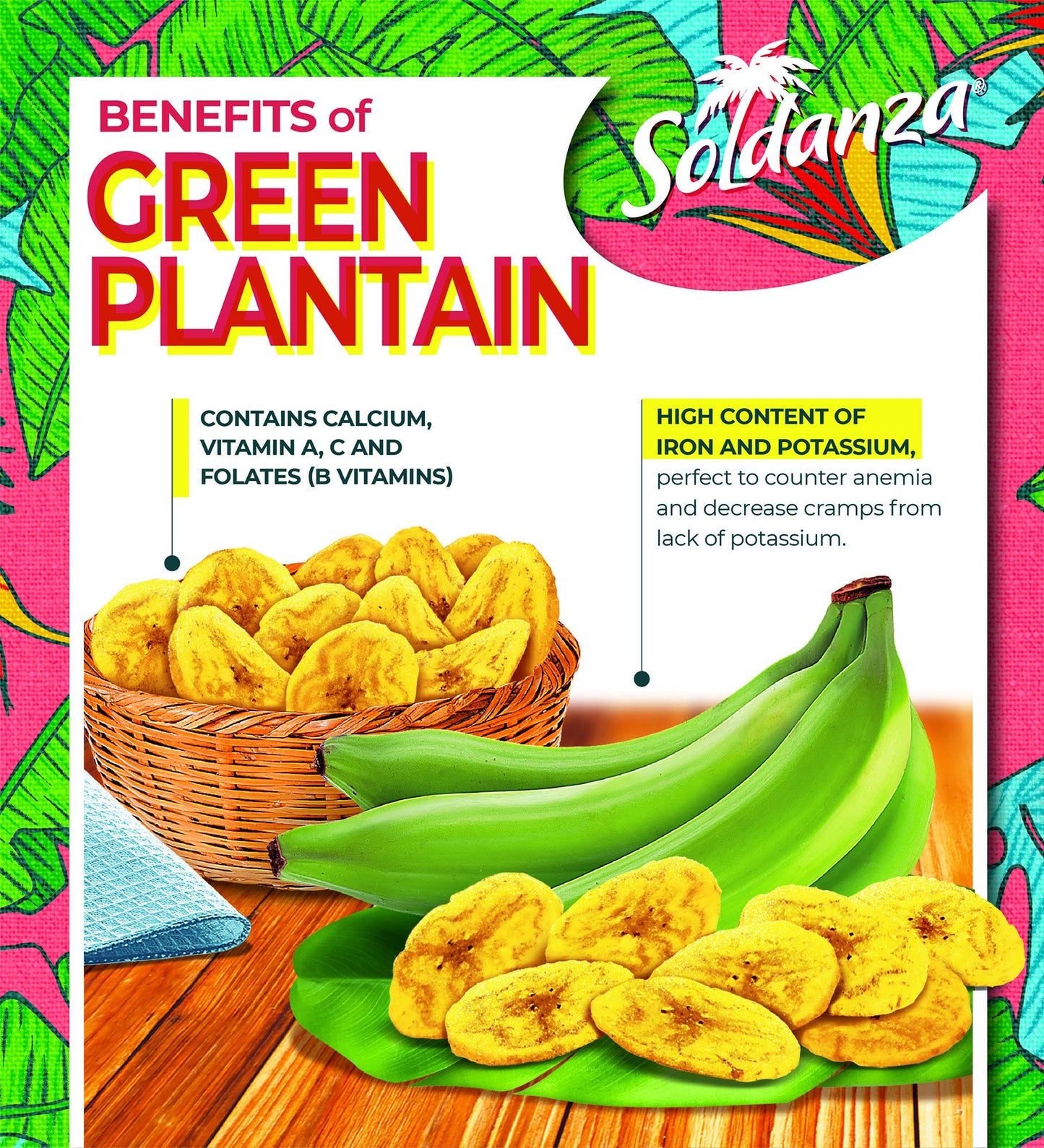 Soldanza Lightly Salted Plantain Chips, 2.5 Ounce (Pack Of 24)