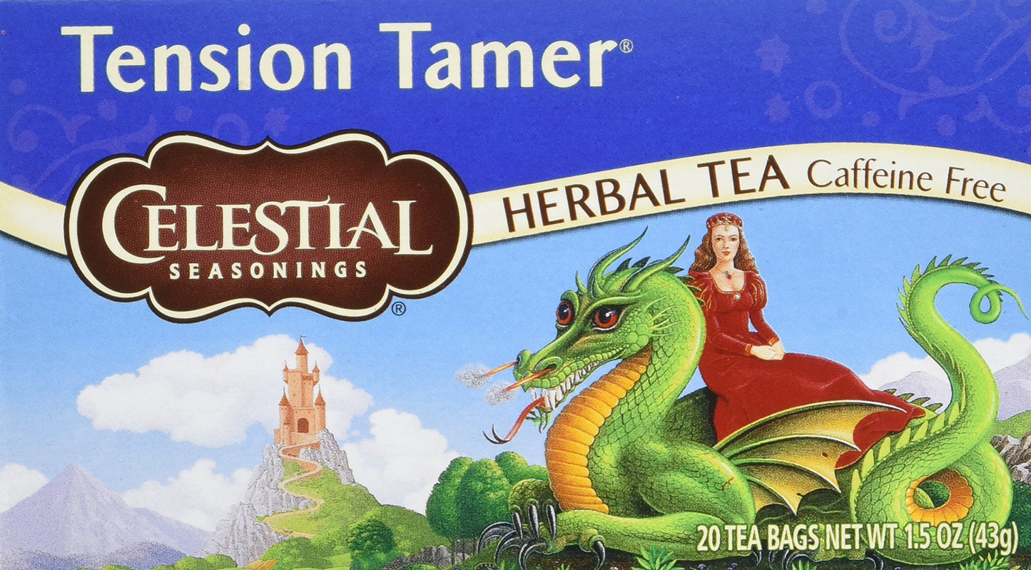 Celestial Seasonings Tension Tamer Tea Bags - 20 Ct - 6 Pk