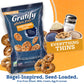 Osem Gratify Gluten Free Everything Thins - Gratify Gluten Free Pretzel Crisps, GF Party Snack Bags, Thins with Onion & Garlic S