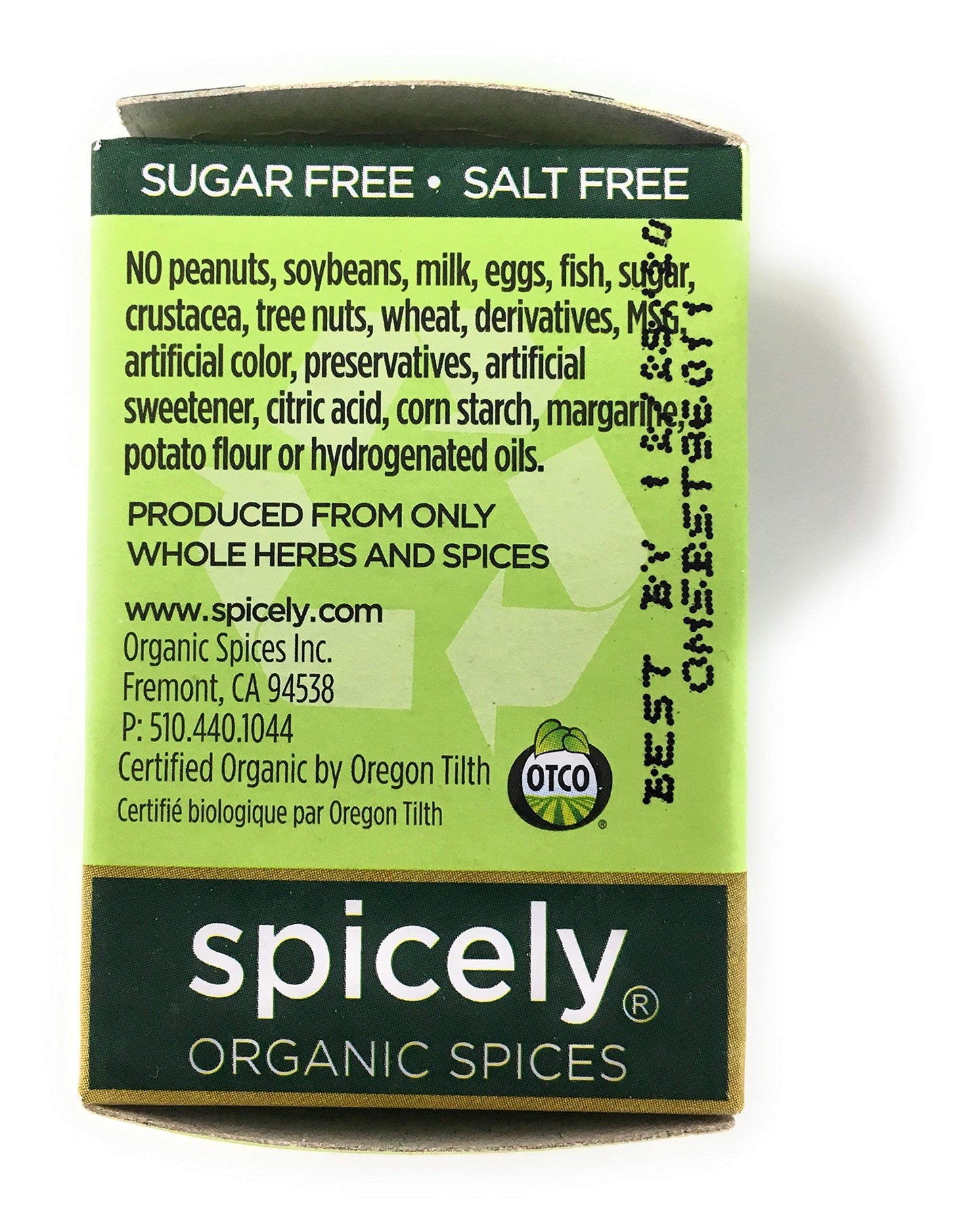 Spicely Organic Mustard Seeds Brown Whole 0.60 Ounce Ecobox Certified Gluten Free
