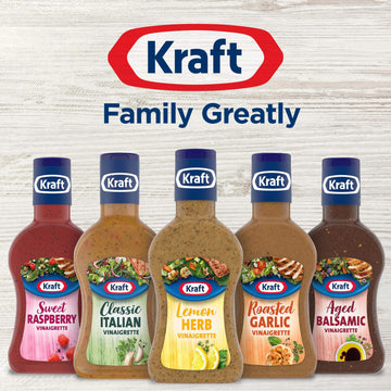 Kraft Lemon Herb Vinaigrette Salad Dressing (14 Fl Oz Bottle)
