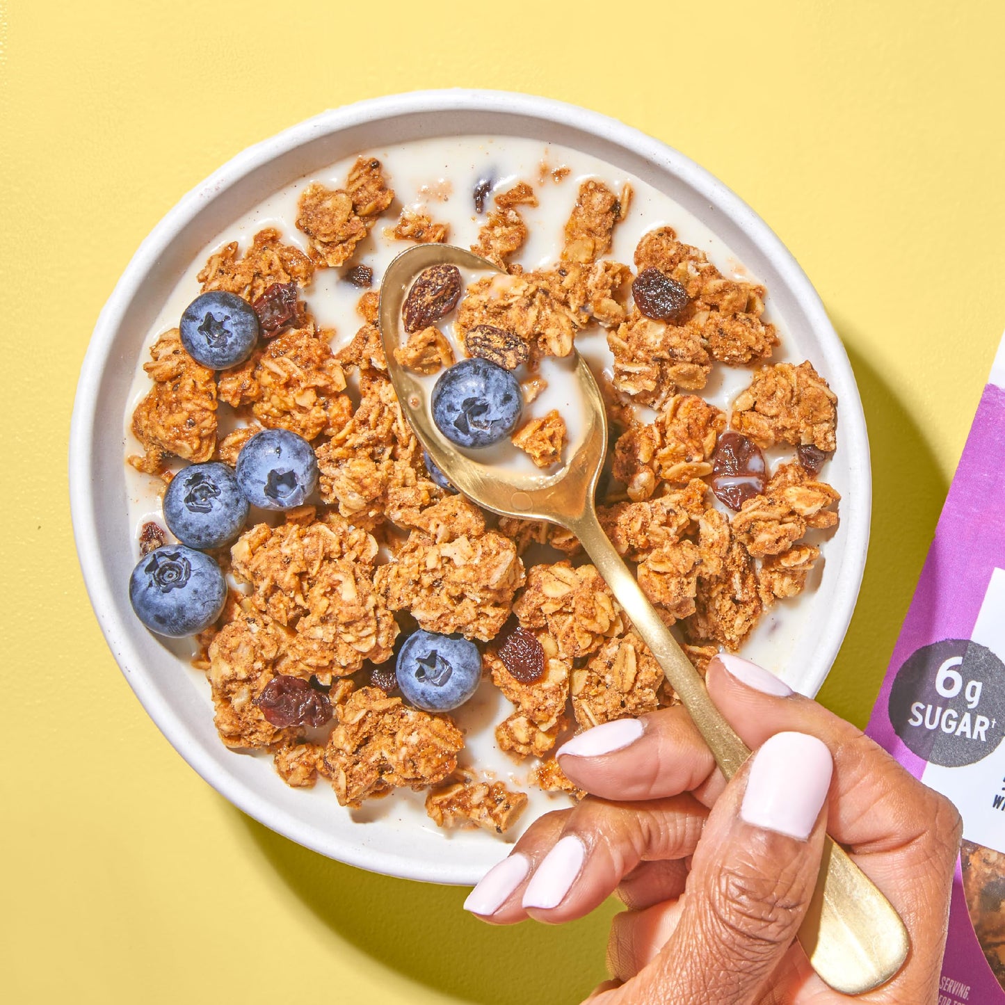 Purely Elizabeth Cookie Granola, Oatmeal Raisin, Gluten-Free, Non-Gmo (3 Ct, 11Oz Bag)