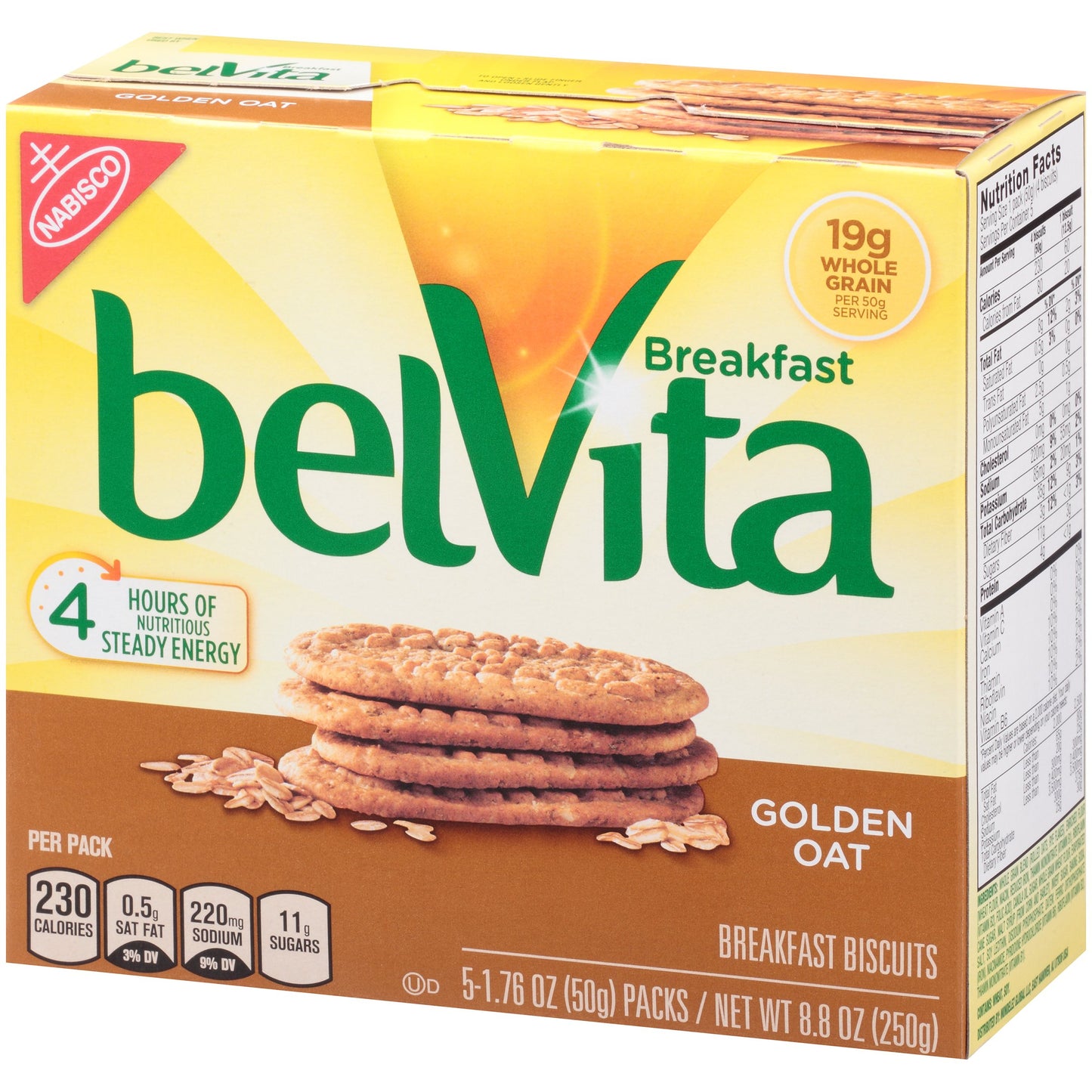 Belvita Breakfast Biscuits, Golden Oat, 8.8 Ounce (Pack Of 3)
