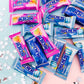 Hi Chew Fantasy Mix Candy, Rainbow Sherbet, Blue Hawaii, And Blue Raspberry Flavors, Fruity Chewy Japanese Taffy,3 Oz Pack Of 2
