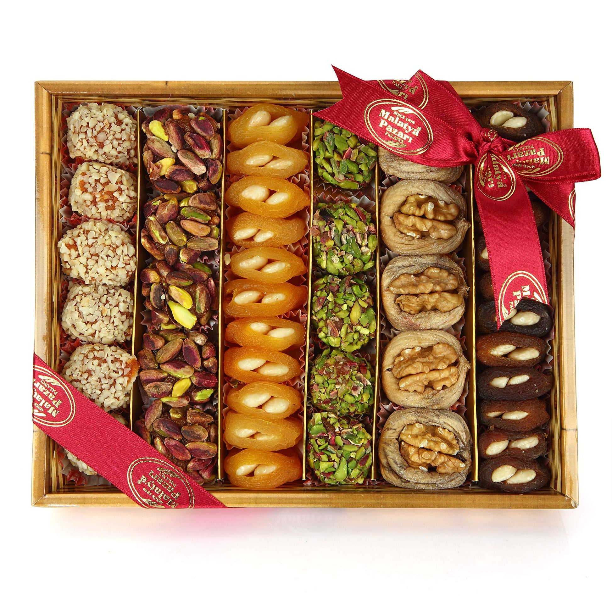 Premium Natural Dried Fruits And Nuts Basket Gourmet Snack Arrangement For Gift And You (800 Gr/28.2 Oz)