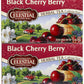 Celestial Seasonings Black Cherry Berry Tea Bags, 20 Count, Pack of 2, Herbal Blend